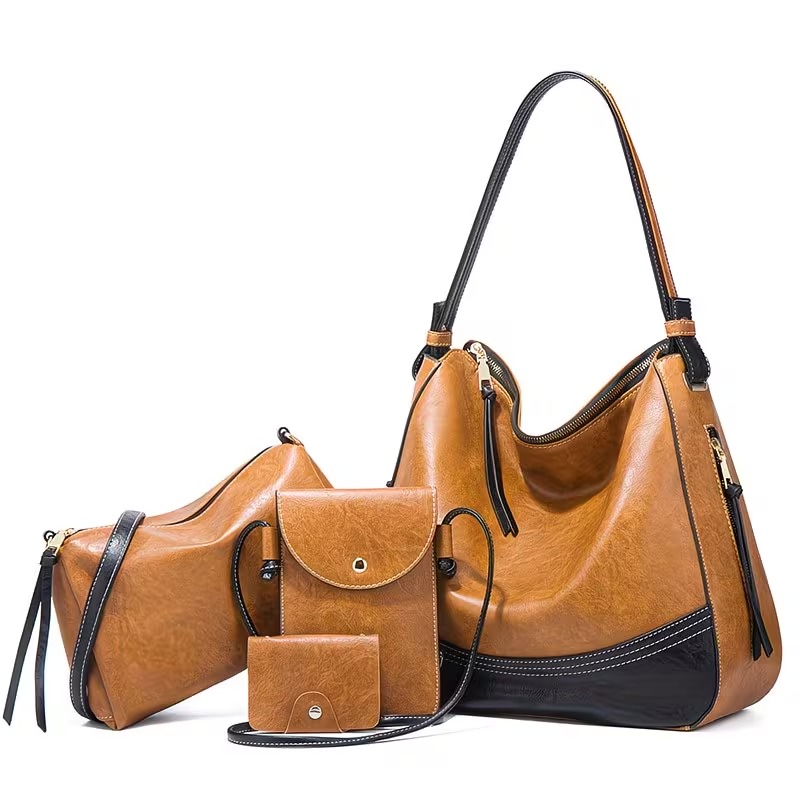 Phone Bag Crossbody - Women's Bag Set - 4-piece Set.