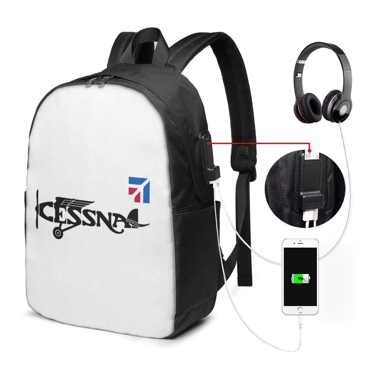 Cessna Logo Backpack Travel No - Women Bags For Travel review and price