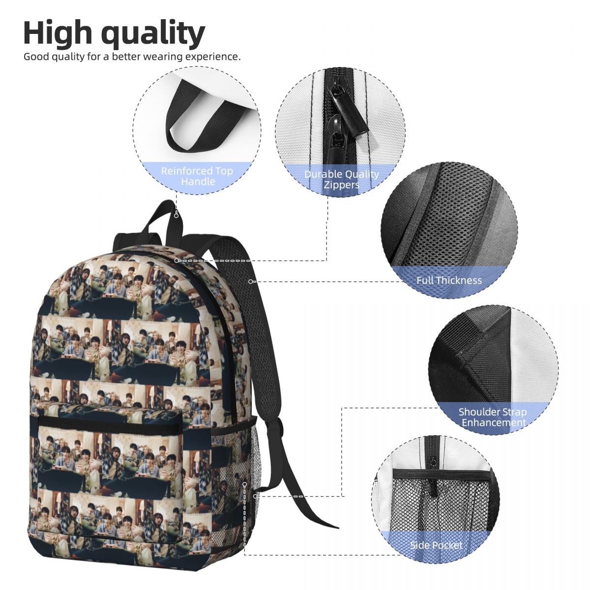 Boy Next Door KPOP Backpack Da - Women Bags Next review and price