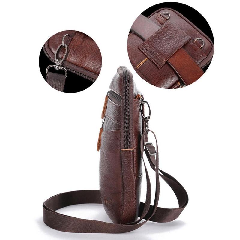 Men Genuine Leather Bag Vertic - Saddle Bag Leather review and price