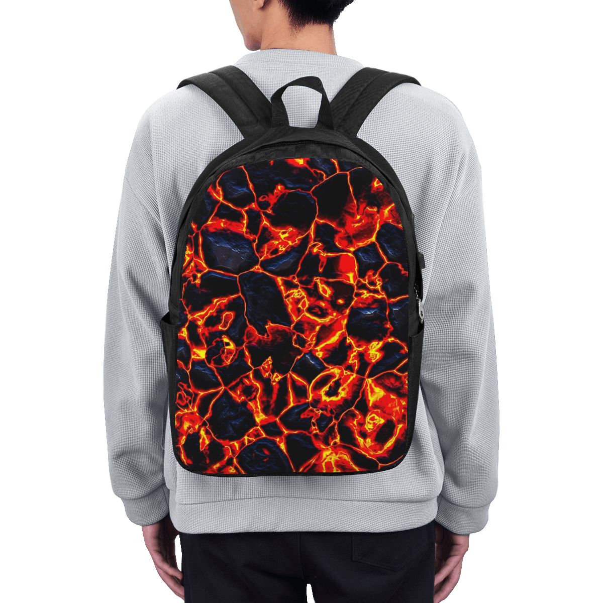 Magma Volcano Lava Fire Backpa - Women Bags For Travel review and price
