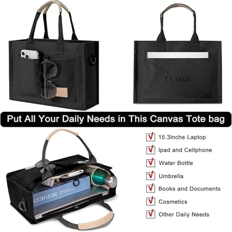 Women Large Canvas Tote Bag wi - Women'S Work Bags Tote review and price