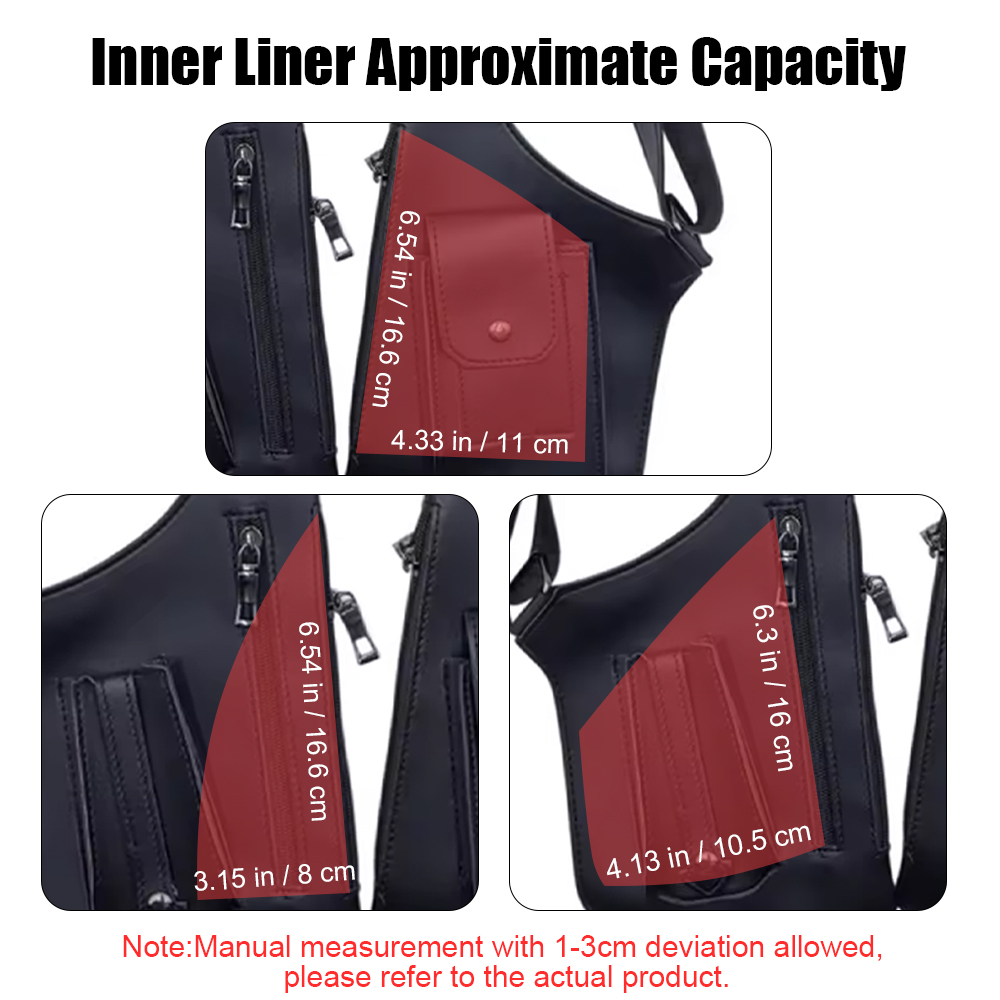 Underarm Anti-Theft Bag, Hidde - Saddle Bag Leather review and price