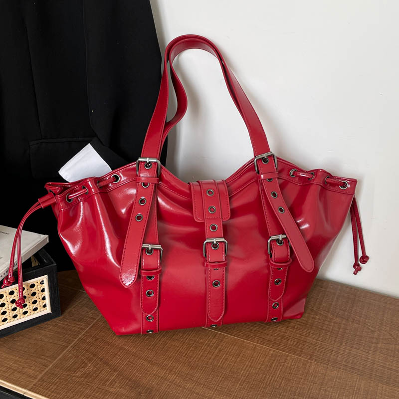 Y2K Gothic Rivet Adjustable St - Women Bags Discount review and price