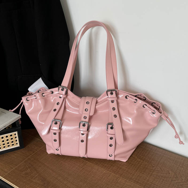 Y2K Gothic Rivet Adjustable St - Women Bags Discount review and price