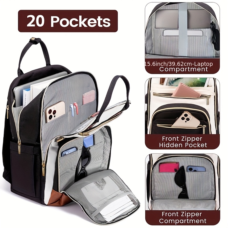Women Two Tone Laptop Backpack - Women Bags For Travel review and price