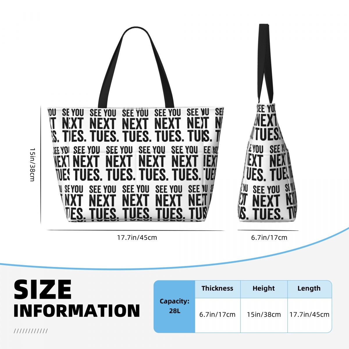 See You Next Tuesday Swearing  - Women Bags Next review and price