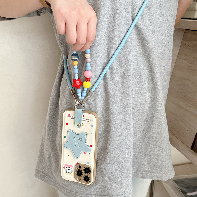 Color Polka Dot Cute Star Phon - Phone Bag Crossbody review and price