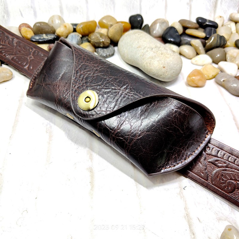 Blongk Glasses Case Waist Bag  - Saddle Bag Leather review and price