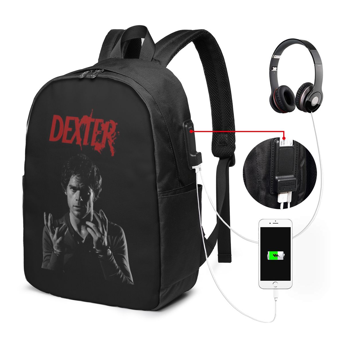Movie Dexter Morgan Backpack T - Women Bags For Travel review and price